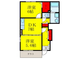 サンリットパーク春日の物件間取画像